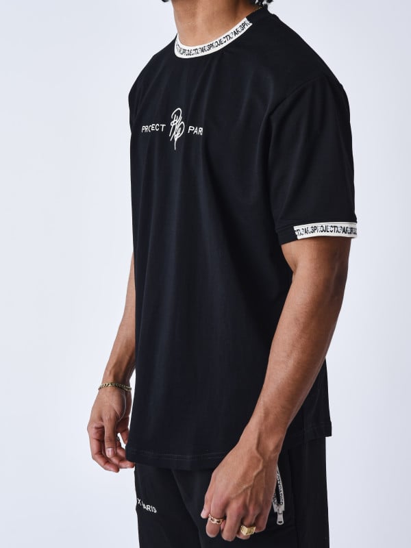 Project X Paris T-shirt Uni Avec Bande Logo