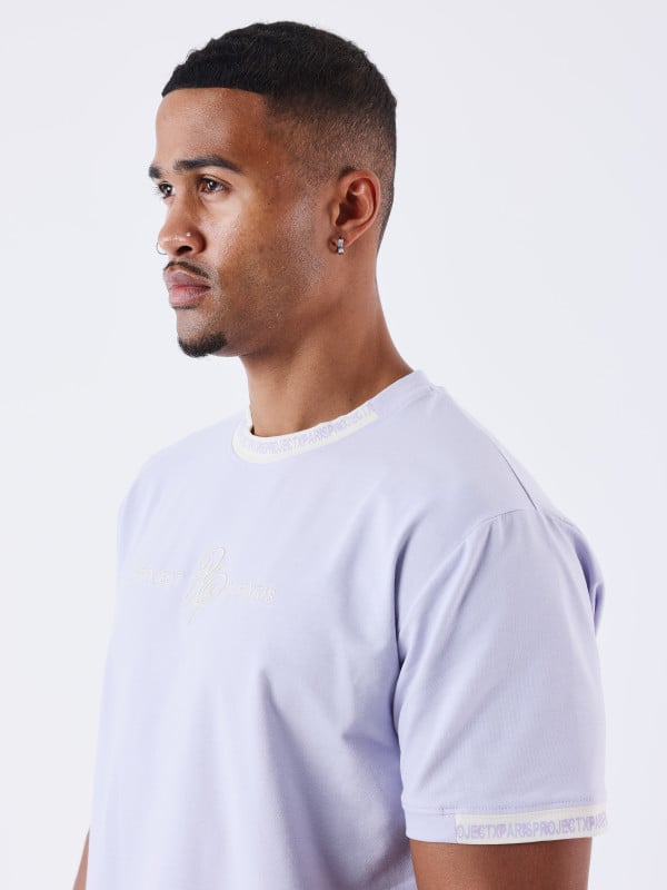 Project X Paris T-shirt Uni Avec Bande Logo