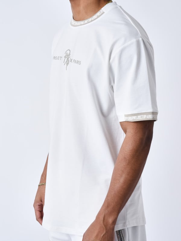 Project X Paris T-shirt Uni Avec Bande Logo