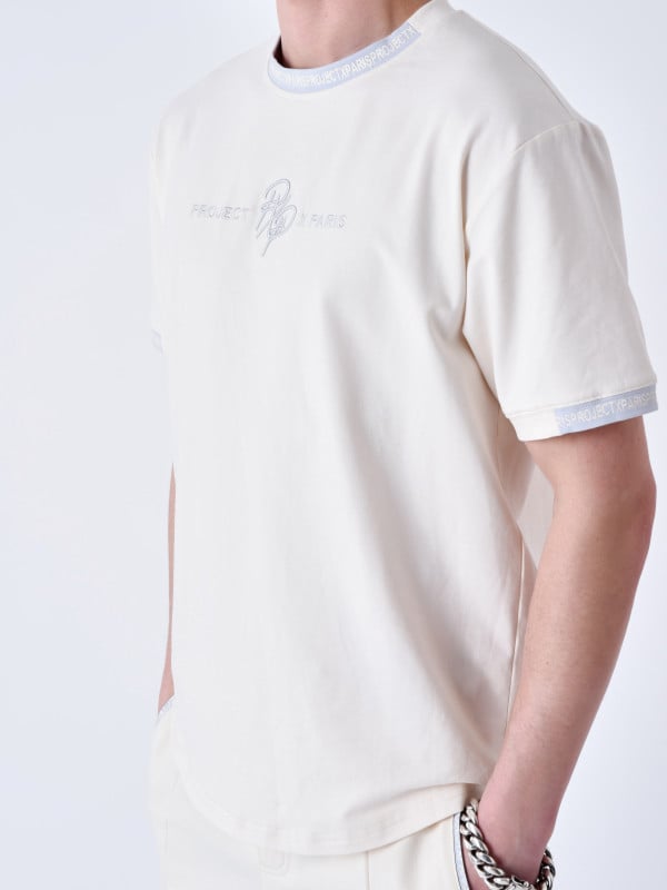 Project X Paris T-shirt Uni Avec Bande Logo