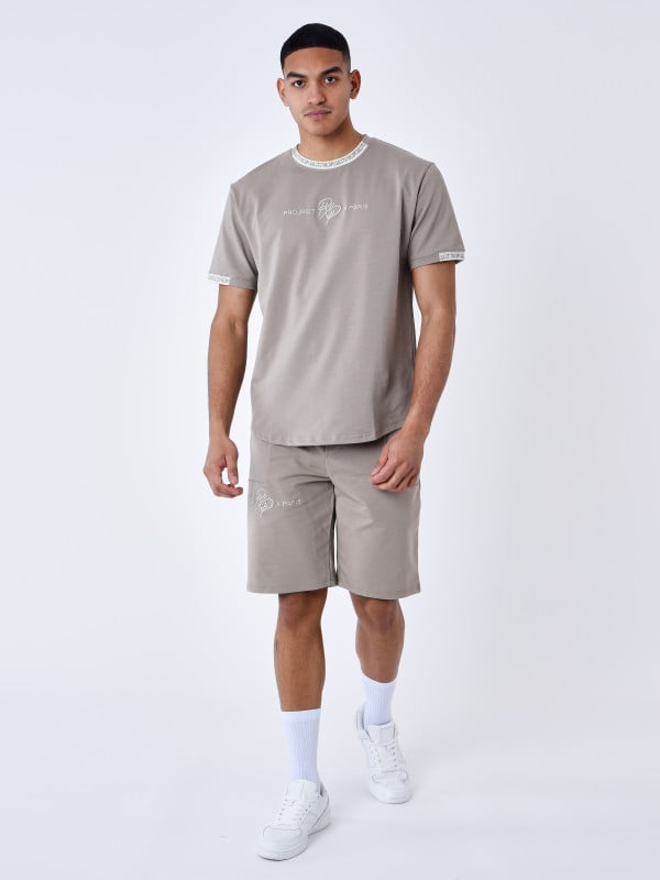 Project X Paris T-shirt Uni Avec Bande Logo