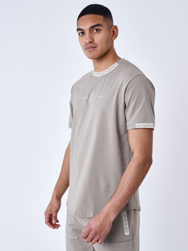 Project X Paris T-shirt Uni Avec Bande Logo
