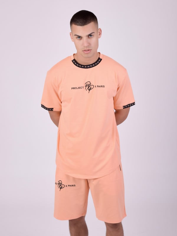 Project X Paris T-shirt Uni Avec Bande Logo