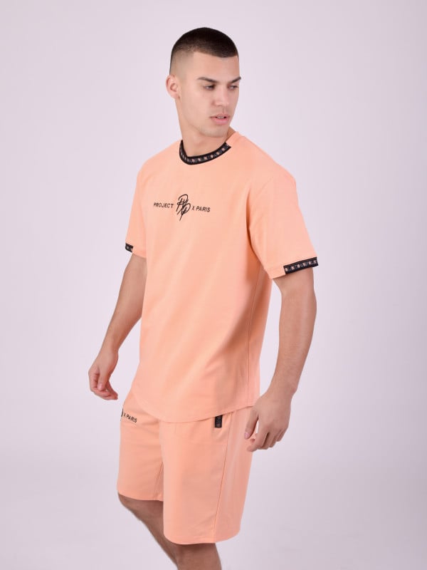 Project X Paris T-shirt Uni Avec Bande Logo
