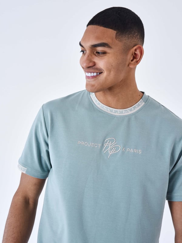 project x paris T-shirt uni avec bande logo