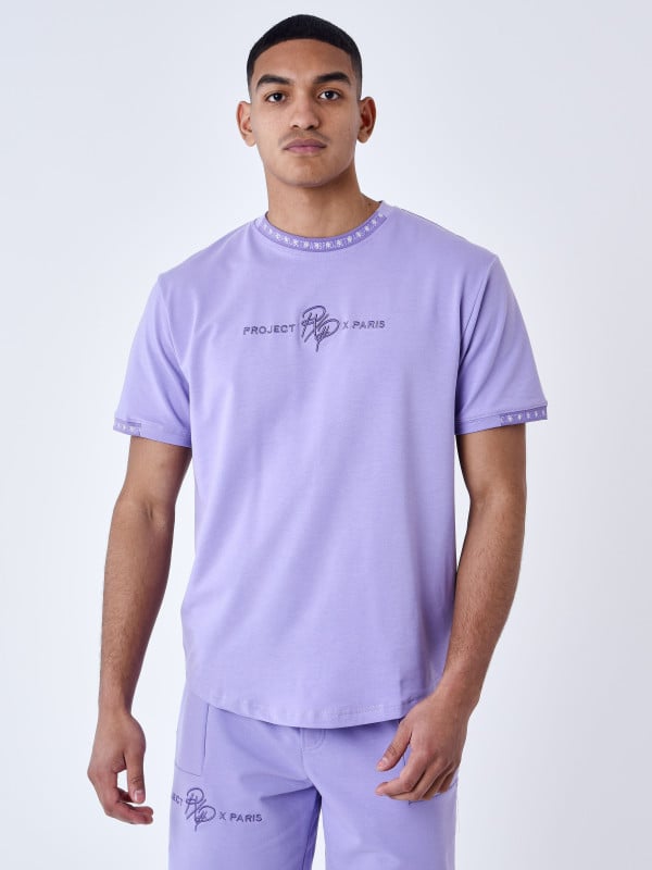 Project X Paris T-shirt Uni Avec Bande Logo