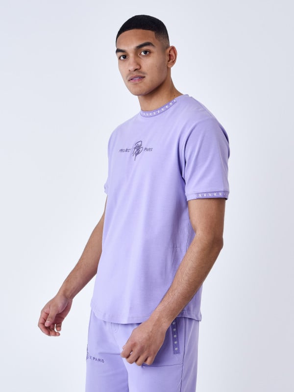 Project X Paris T-shirt Uni Avec Bande Logo