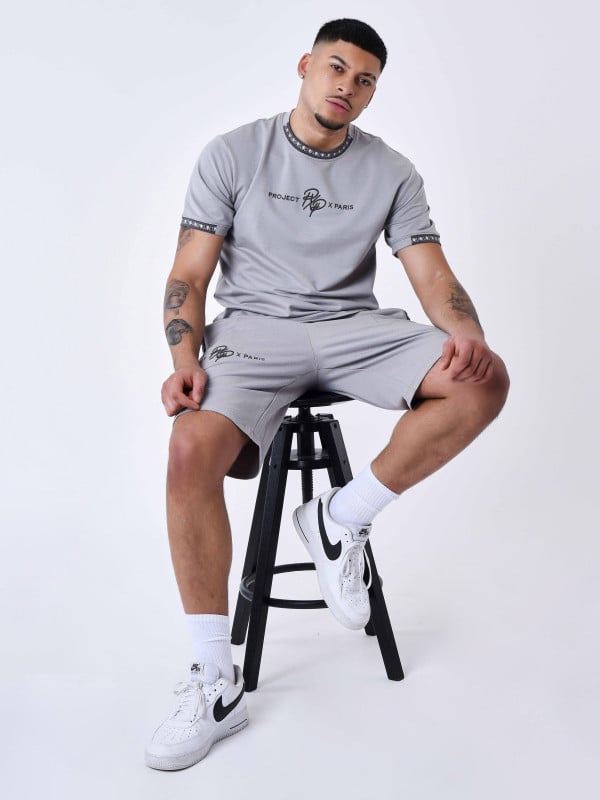 Project X Paris T-shirt Uni Avec Bande Logo