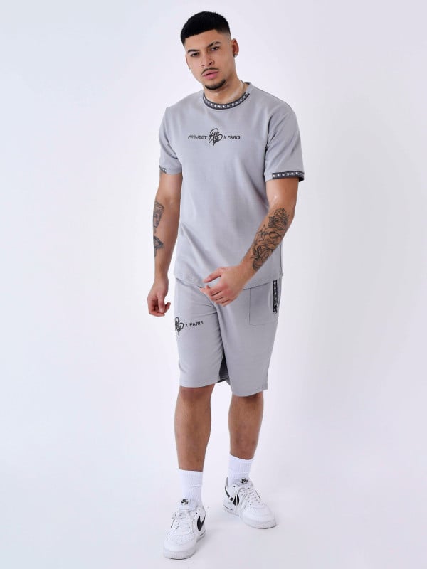 Project X Paris T-shirt Uni Avec Bande Logo
