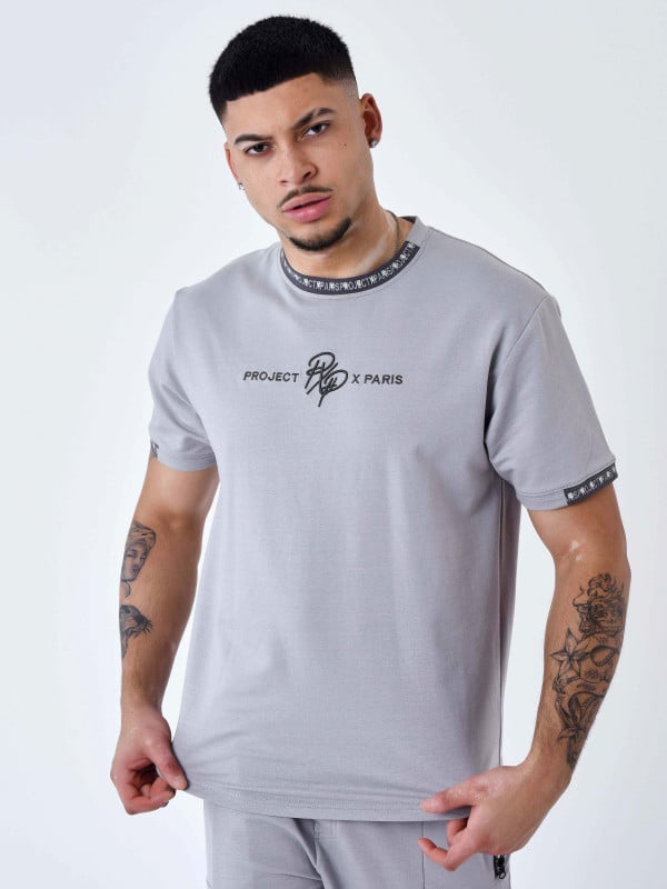 project x paris T-shirt uni avec bande logo