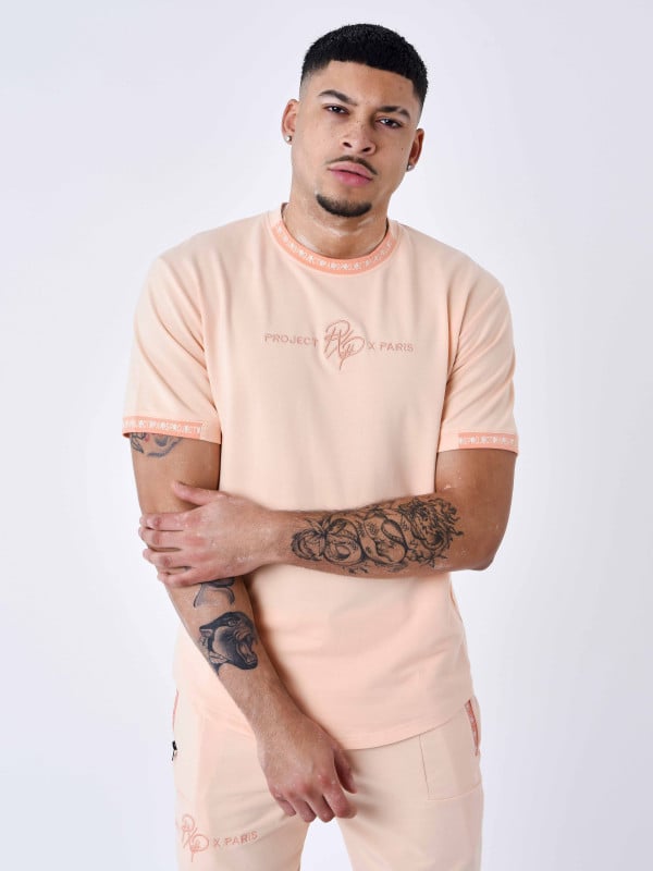 Project X Paris T-shirt Uni Avec Bande Logo