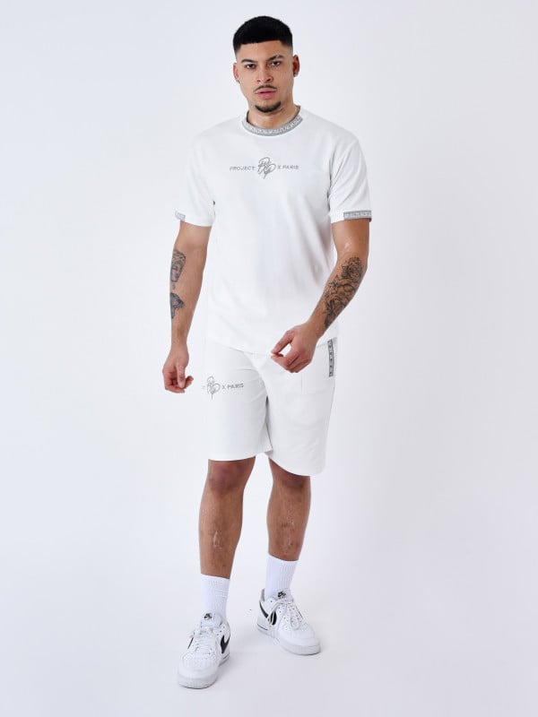 Project X Paris T-shirt Uni Avec Bande Logo