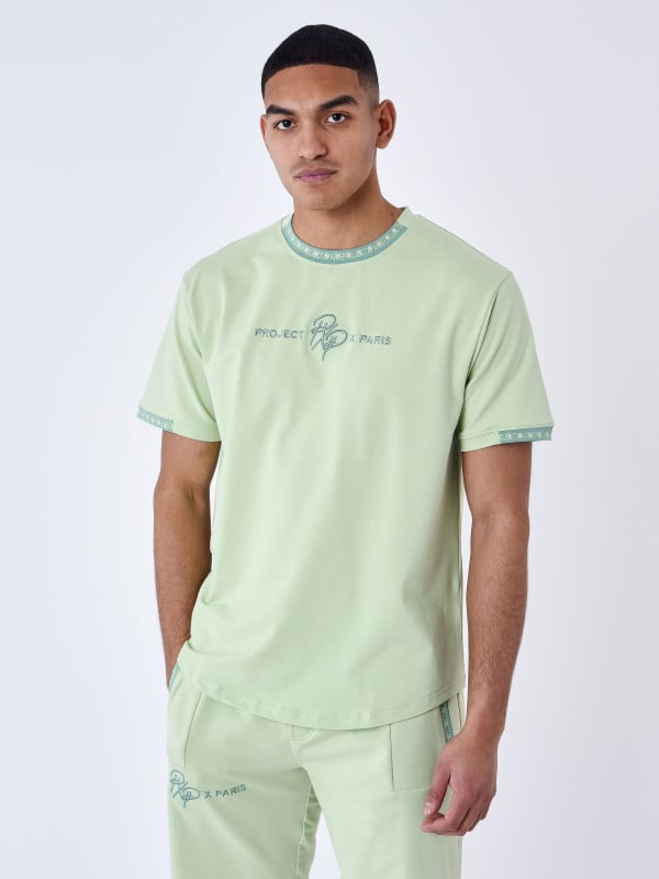 Project X Paris T-shirt Uni Avec Bande Logo
