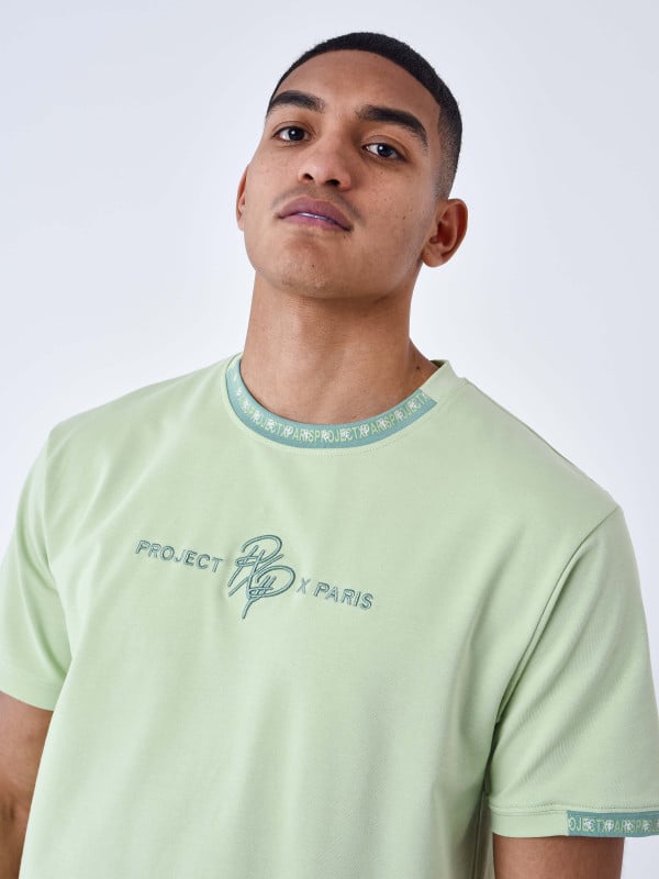 project x paris T-shirt uni avec bande logo