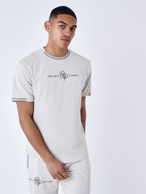 Project X Paris T-shirt Uni Avec Bande Logo