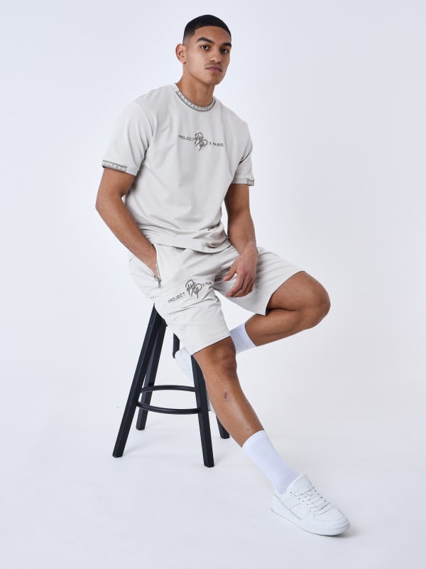 project x paris T-shirt uni avec bande logo
