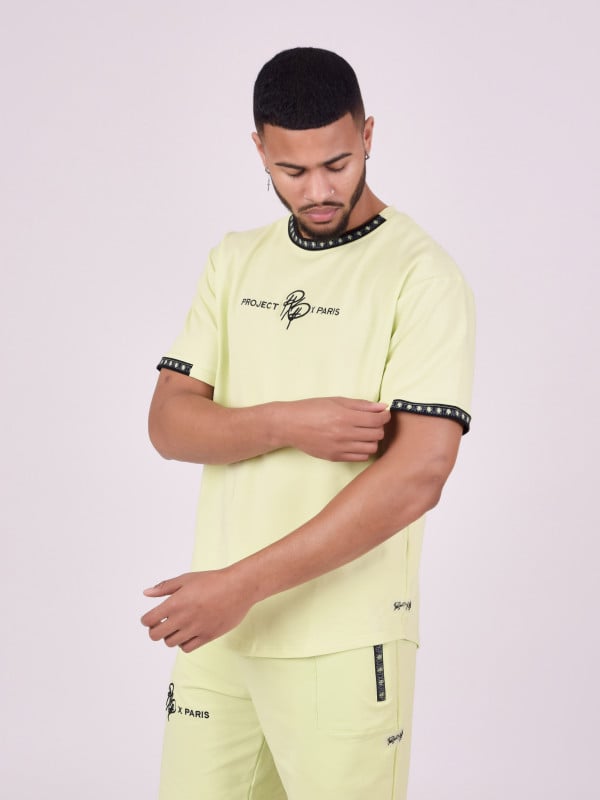 Project X Paris T-shirt Uni Avec Bande Logo