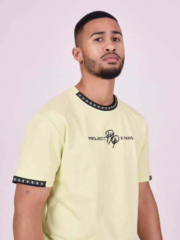 project x paris T-shirt uni avec bande logo