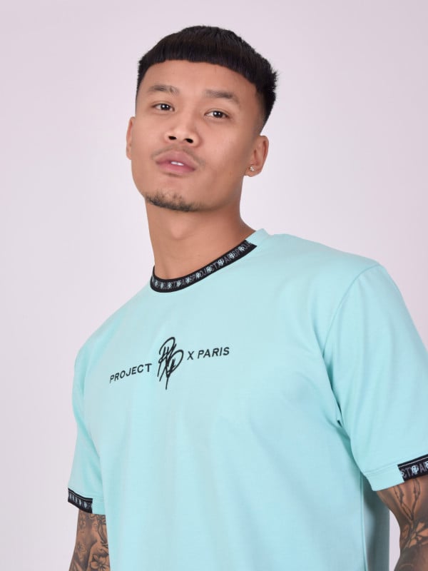 project x paris T-shirt uni avec bande logo