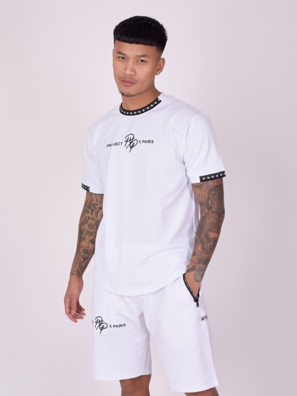 Project X Paris T-shirt Uni Avec Bande Logo