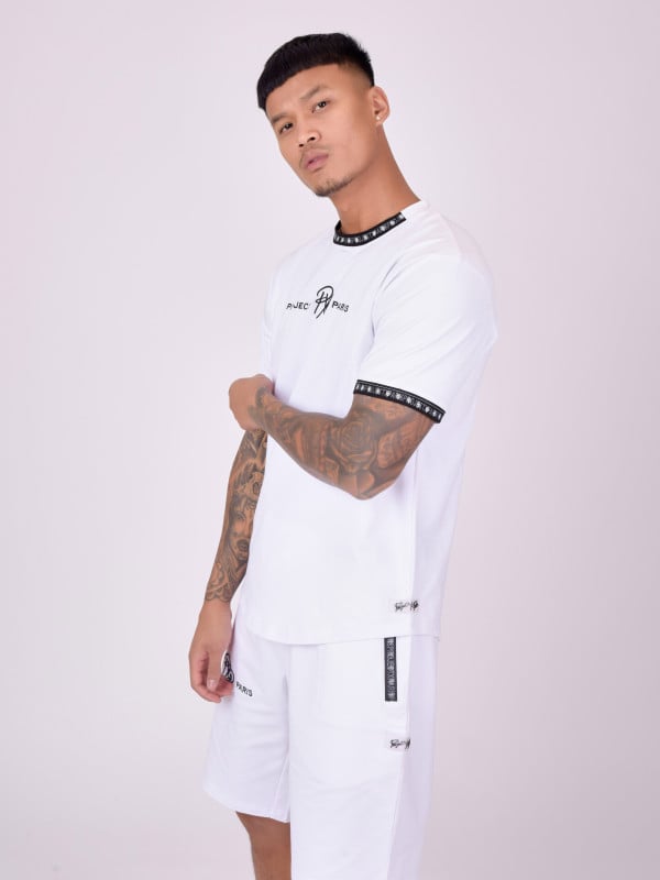 Project X Paris T-shirt Uni Avec Bande Logo