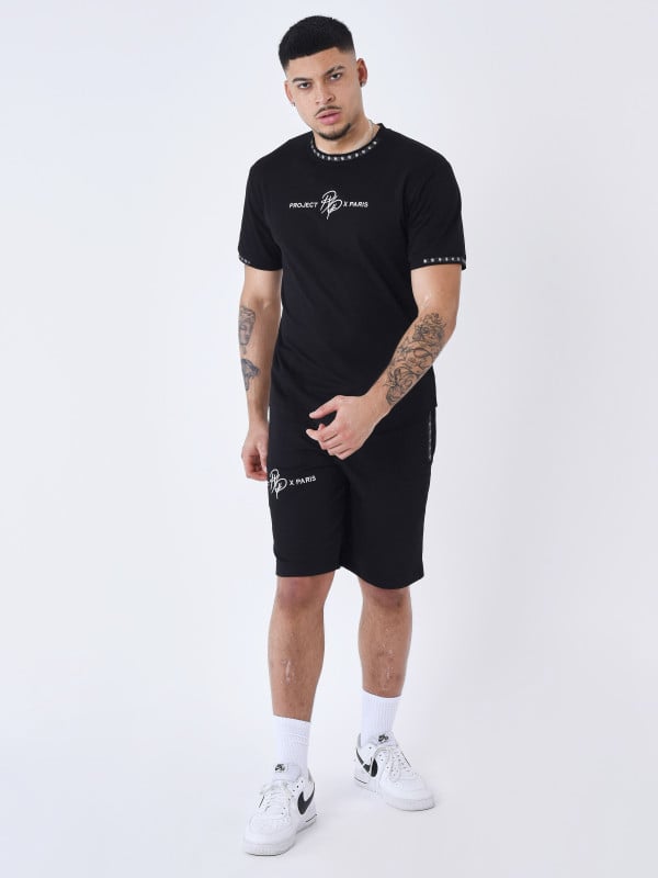 Project X Paris T-shirt Uni Avec Bande Logo