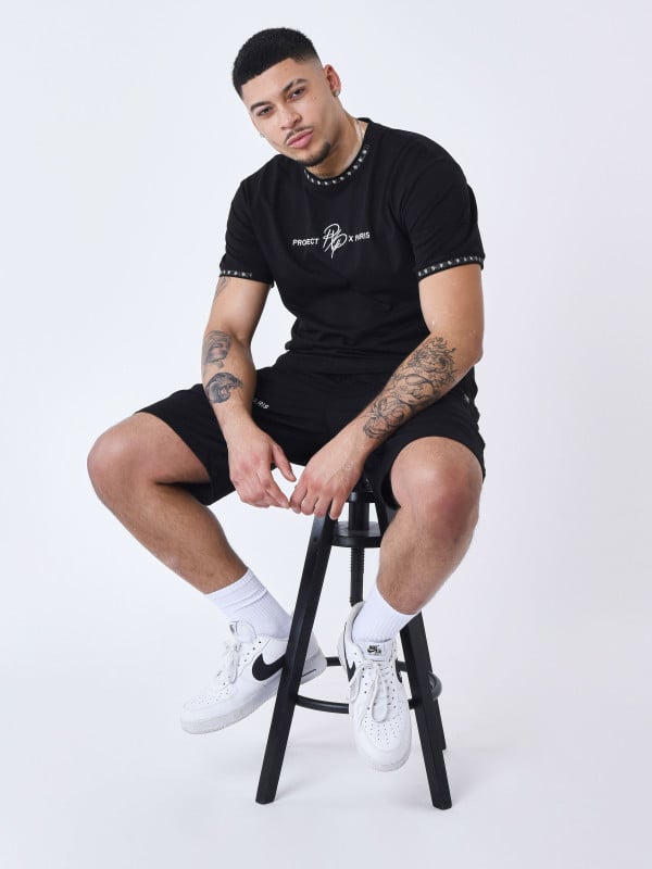 project x paris T-shirt uni avec bande logo