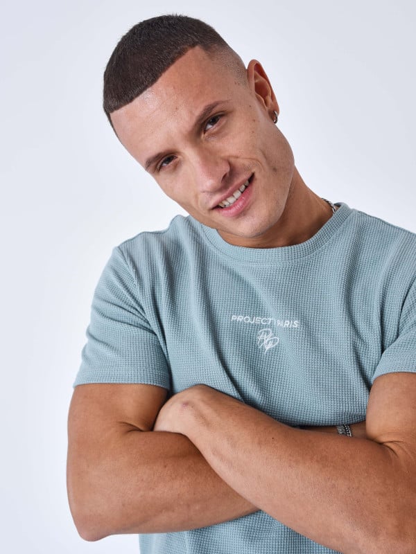 project x paris T-shirt uni texturé