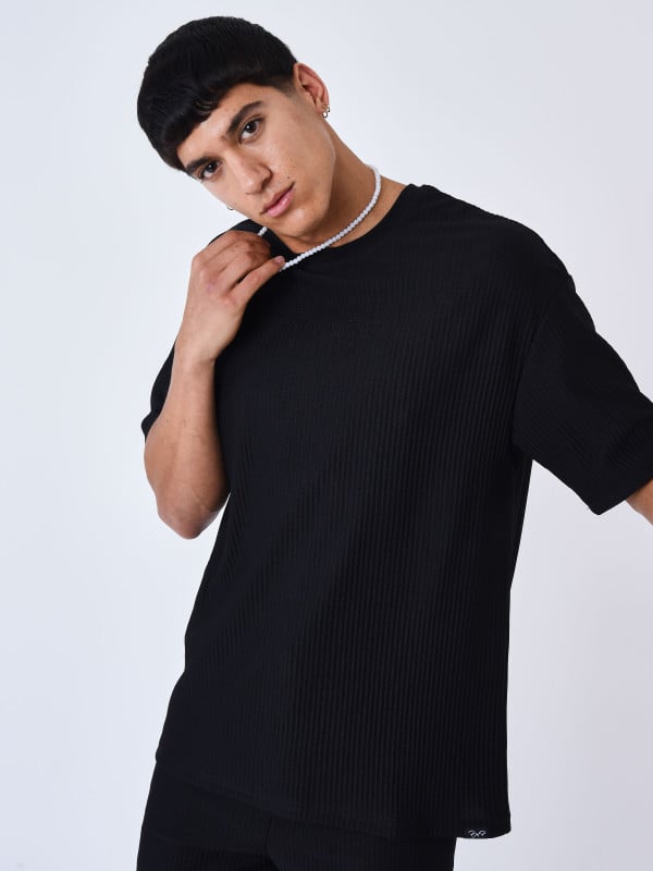 project x paris T-shirt uni texturé