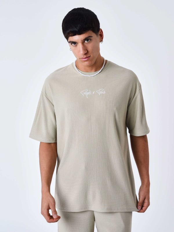 project x paris T-shirt uni texturé