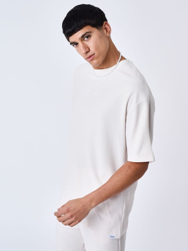 project x paris T-shirt uni texturé