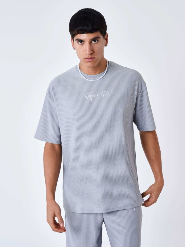 project x paris T-shirt uni texturé