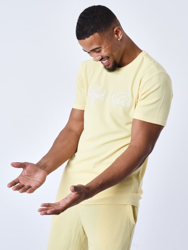 project x paris T-shirt Waffle Signature