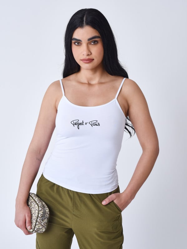 project x paris Top à bretelles Signature