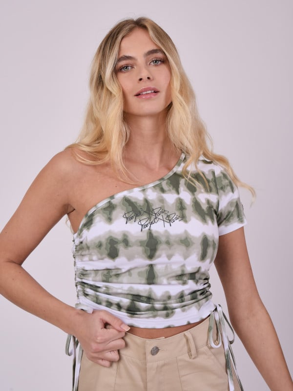 Project X Paris Top Asymétrique Tie And Dye
