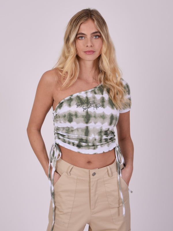 project x paris Top asymétrique tie and dye
