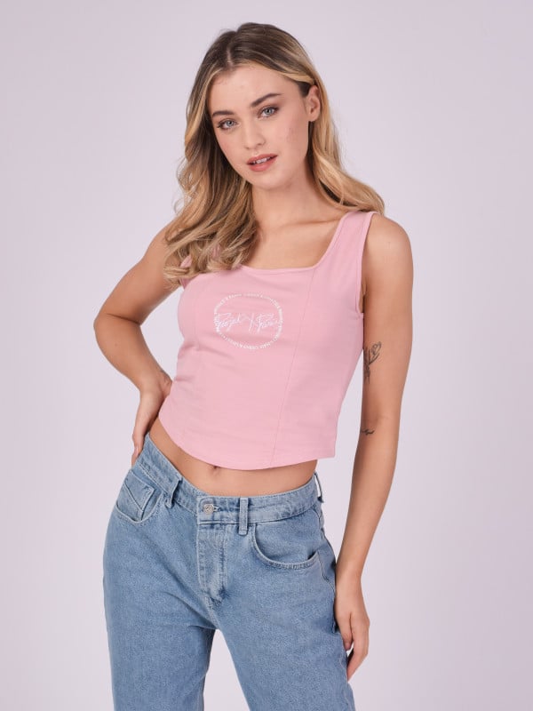 Project X Paris Top Bretelle Large Logo