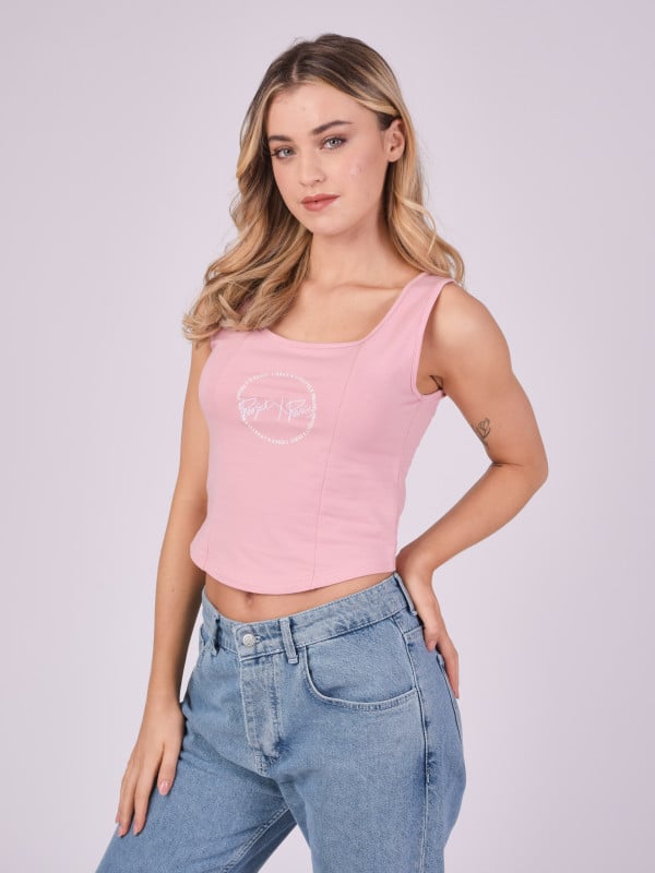 Project X Paris Top Bretelle Large Logo