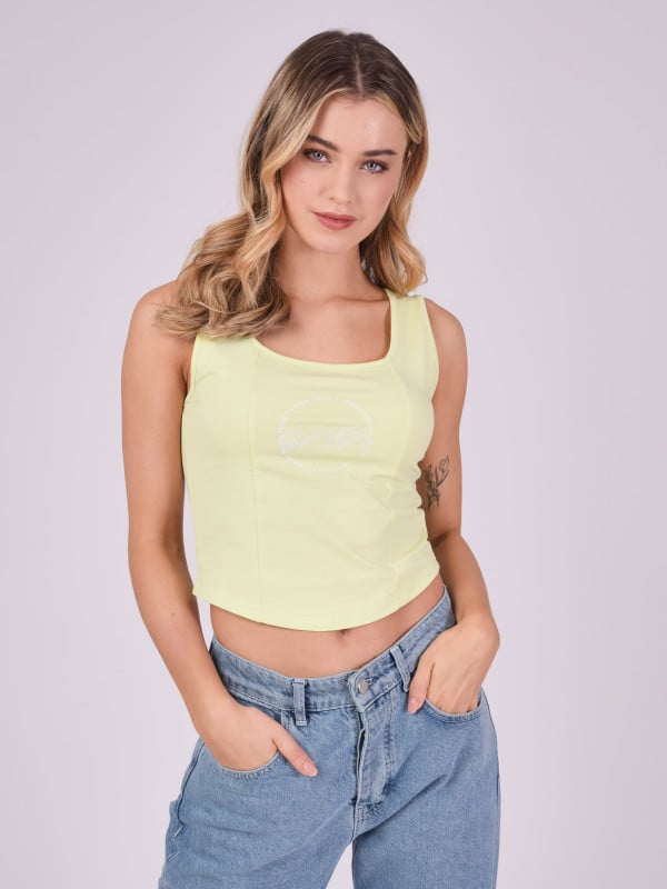 Project X Paris Top Bretelle Large Logo