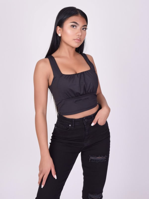 project x paris Top buste plissé