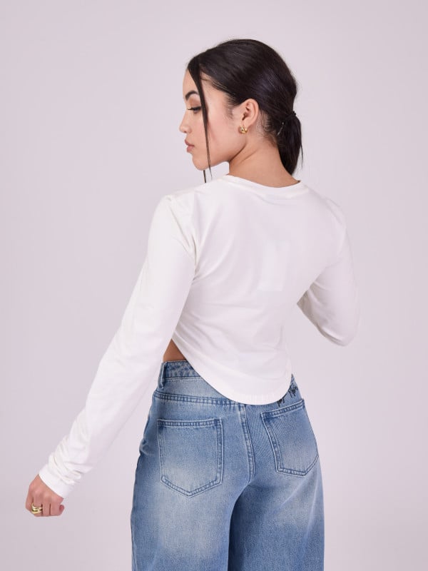 Project X Paris Top Moulant Manches Longues