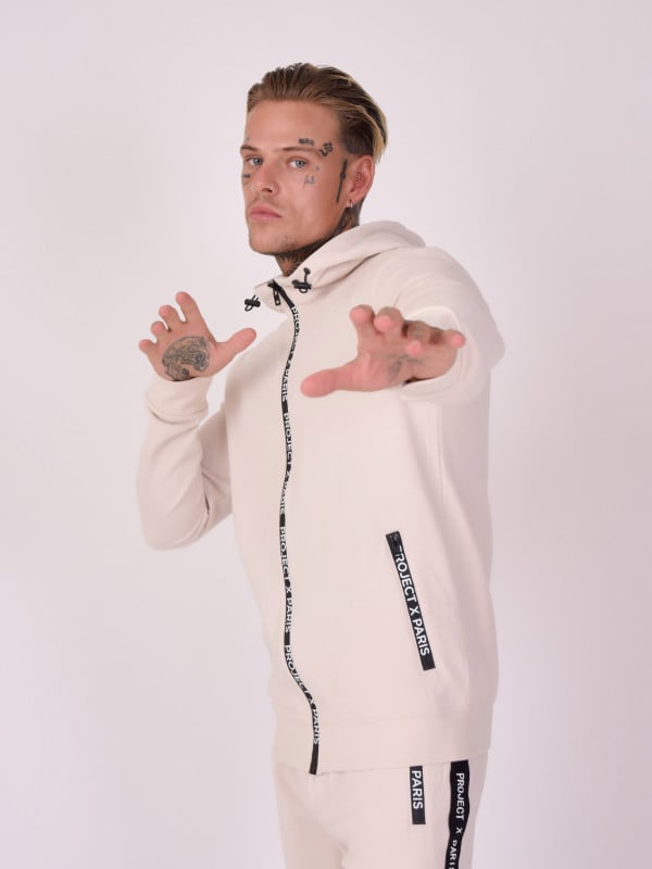 project x paris Veste à capuche basic zip logo
