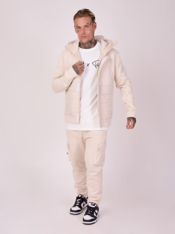 Project X Paris Veste à Capuche Bi-matière