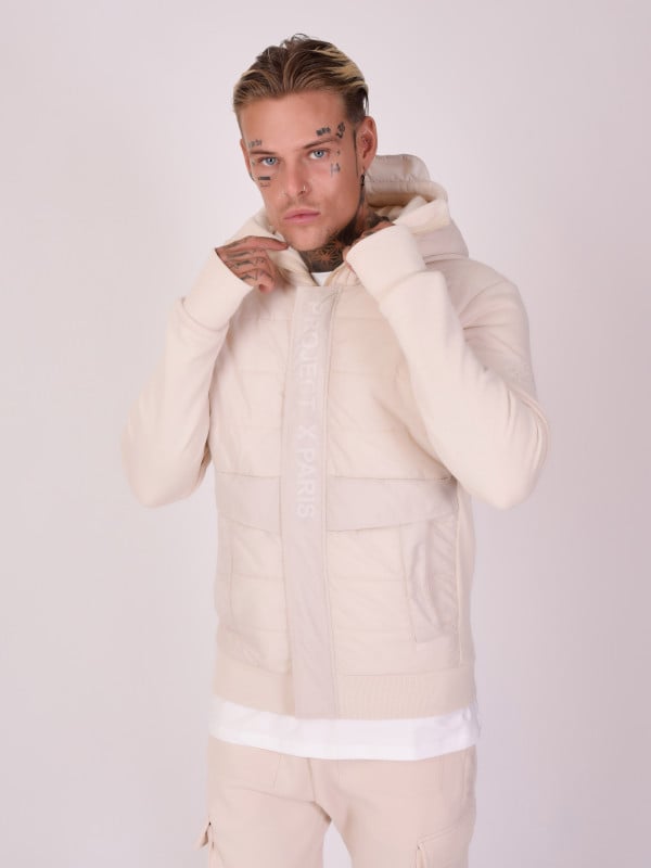 Project X Paris Veste à Capuche Bi-matière