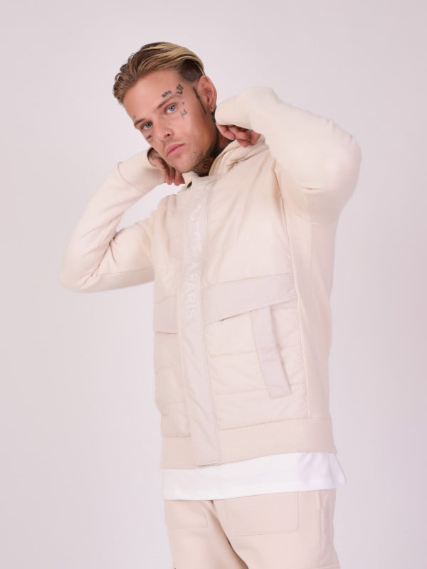 project x paris Veste à capuche bi-matière