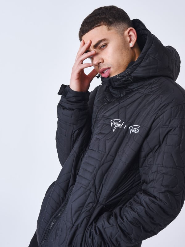 Project X Paris Veste à Capuche Matelassé
