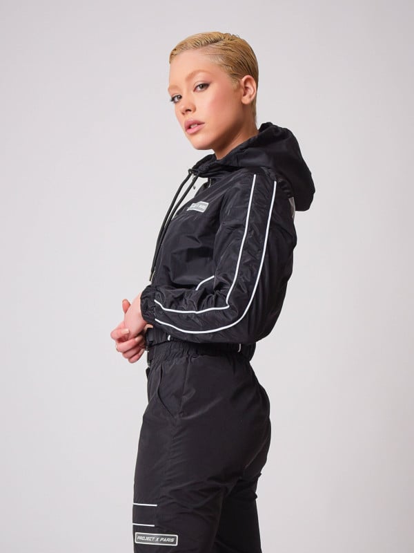 Project X Paris Veste à Capuche Piping Contrasté