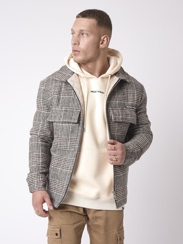 Project X Paris Veste à Motif Carreaux