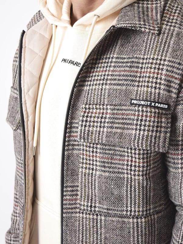 Project X Paris Veste à Motif Carreaux