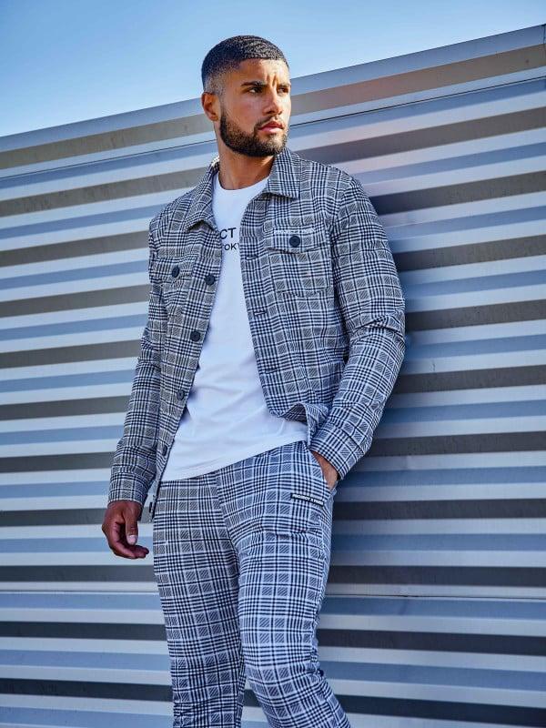 Project X Paris Veste à Motif Carreaux